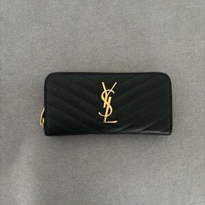 Yves saint laurent black wallet